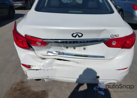 2014 Infiniti Q50 Premium z USA, uszkodzony, nr VIN JN1BV7AP5EM686828